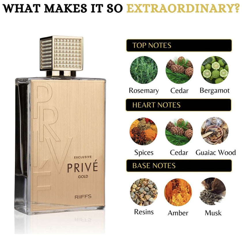 Riffs - Privé Gold - for Men 80ml
