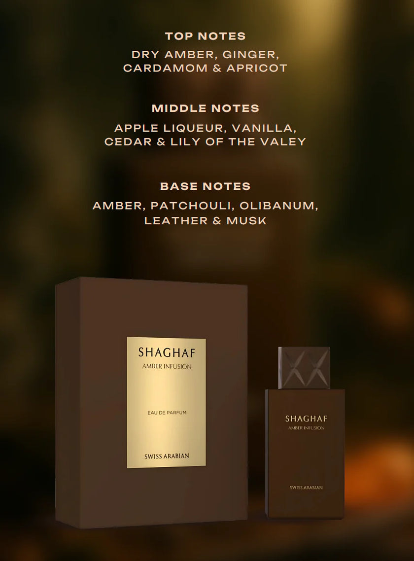 Swiss Arabian - Shaghaf Amber Infusion - Unisex 75ml