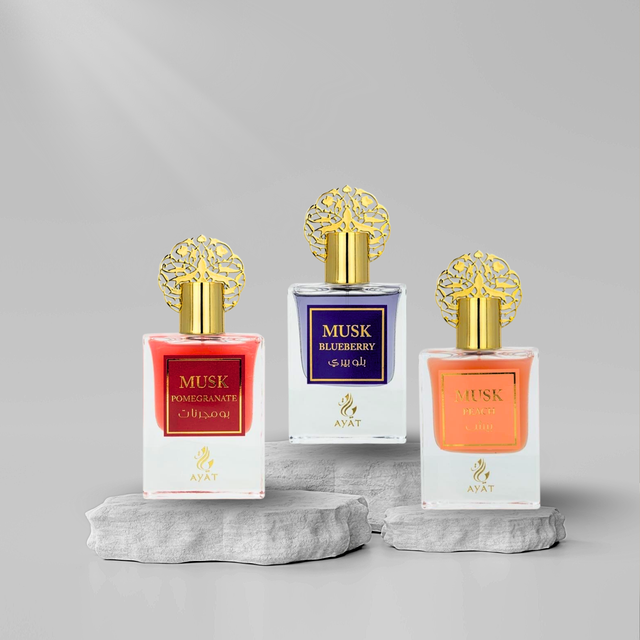Ayat Musk Mango + Musk Blueberry + Musk Pomegranate - 50 ml