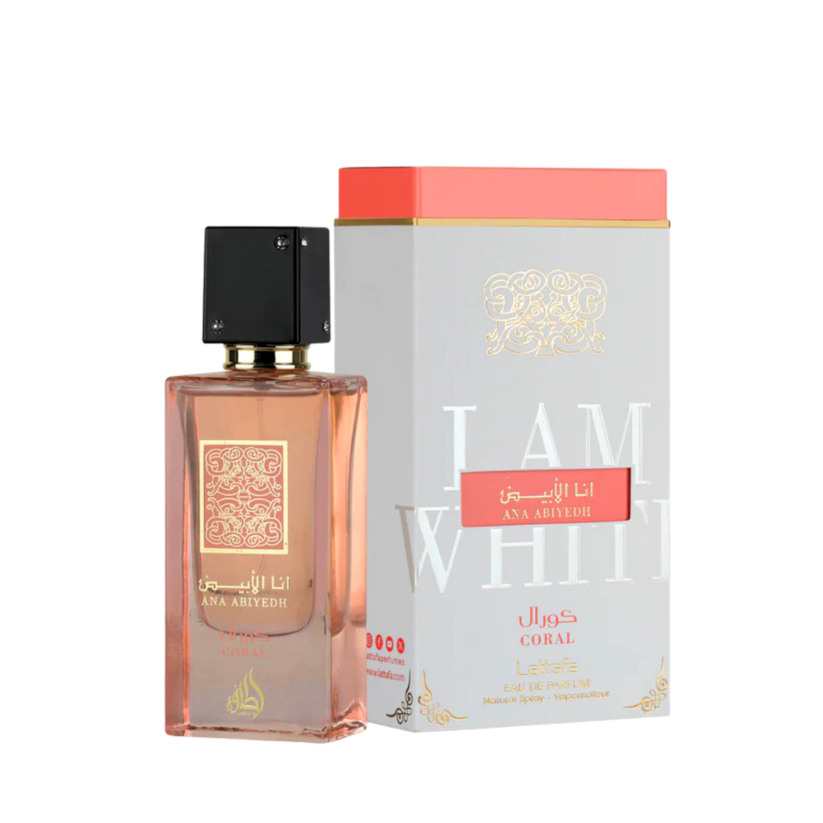 Lattafa - Ana Abiyedh Coral - Unisex 100ml
