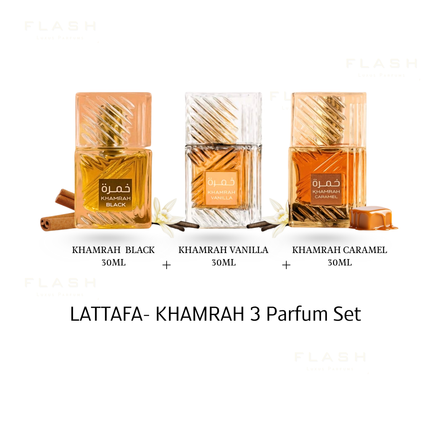 Lattafa - Khamrah Dreifach - Mini-Set –  Unisex 30ml