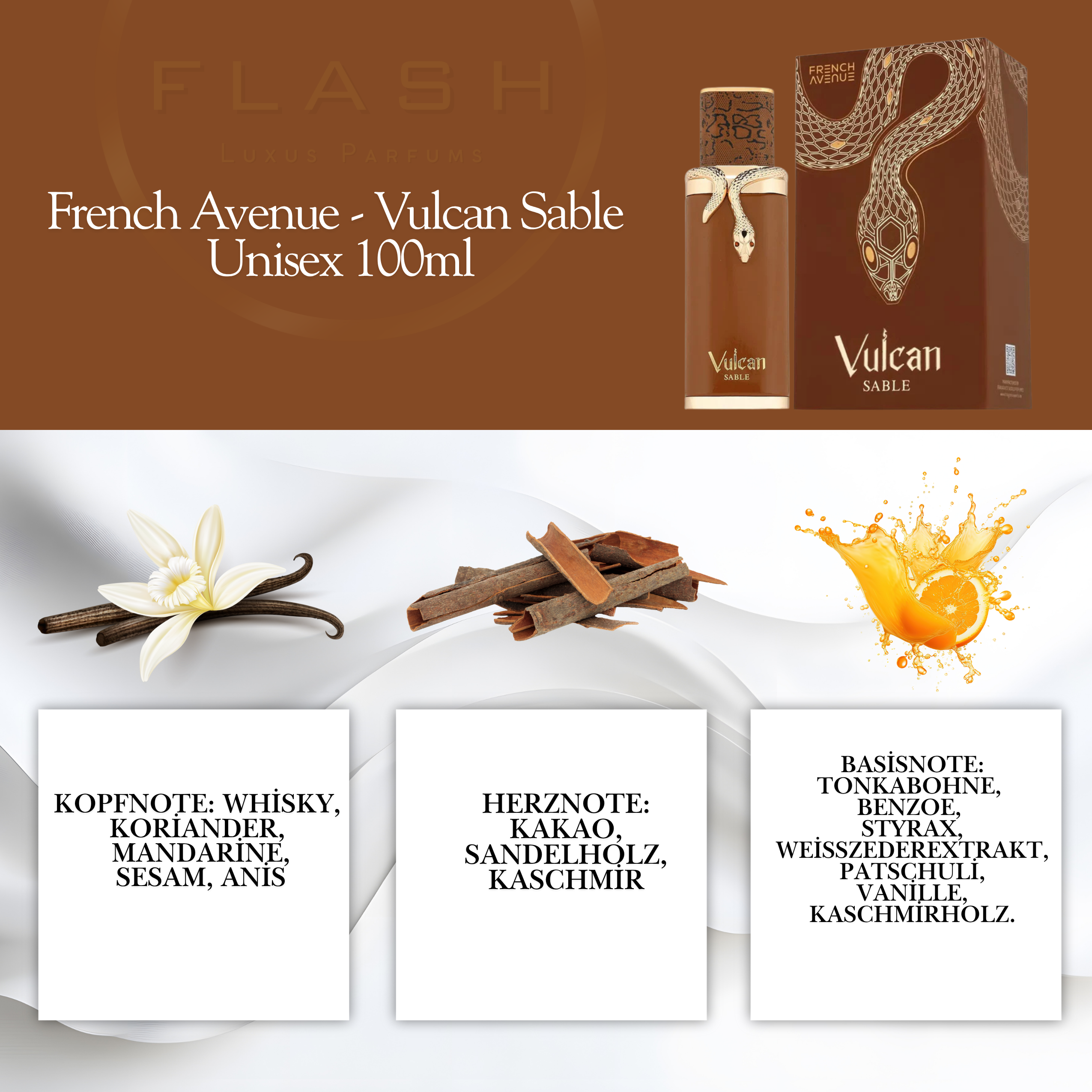 French Avenue - Vulcan Sable - Unisex 100ml