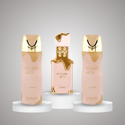 Lattafa - Eclaire 3er-Set – 1 Parfum + 2 Deos