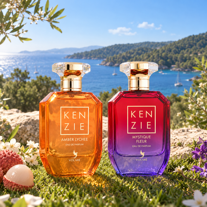 Volaré Set Kenzie Mystique Fleur & Amber Lychee Duftset – 2x 100 ml Eau de Parfum
