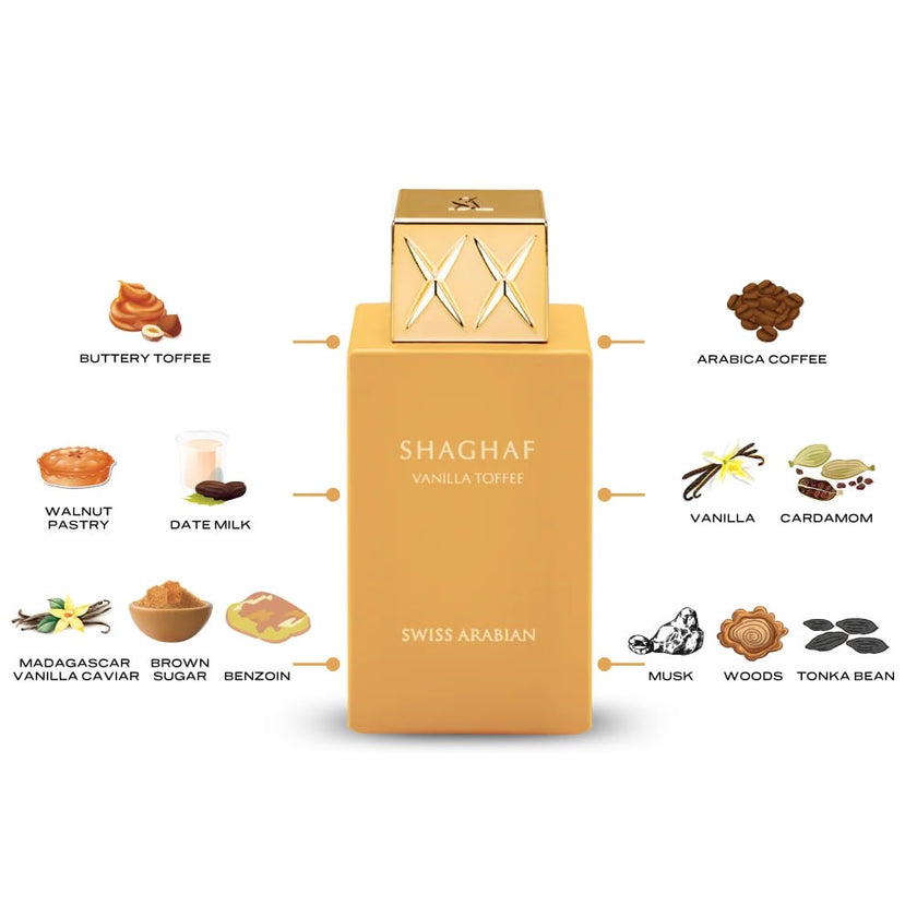 Swiss Arabian - Shaghaf Vanilla Toffee - Unisex 75ml