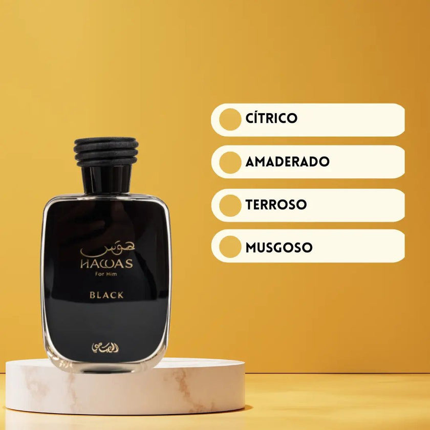 Rasasi - Hawas Black - Unisex 100ml