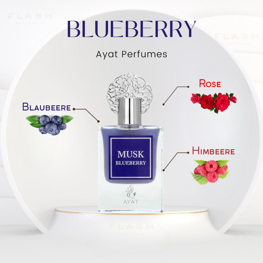 Ayat Musk Mango + Musk Blueberry + Musk Pomegranate - 50 ml