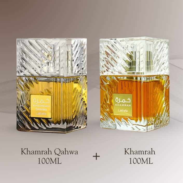 Lattafa - Khamrah Set / Khamrah + Khamrah Qahwa / 2x100ml