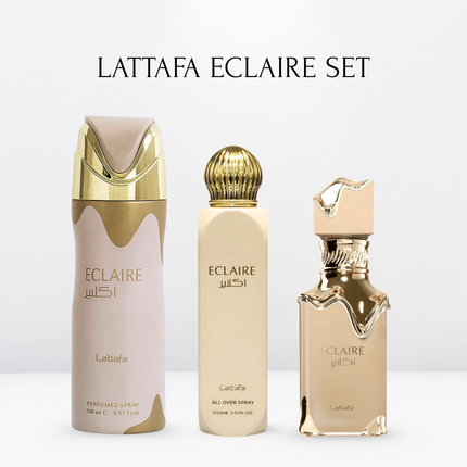 Lattafa - Eclaire Set -Unisex Parfum + Deodorant + All Over Spray